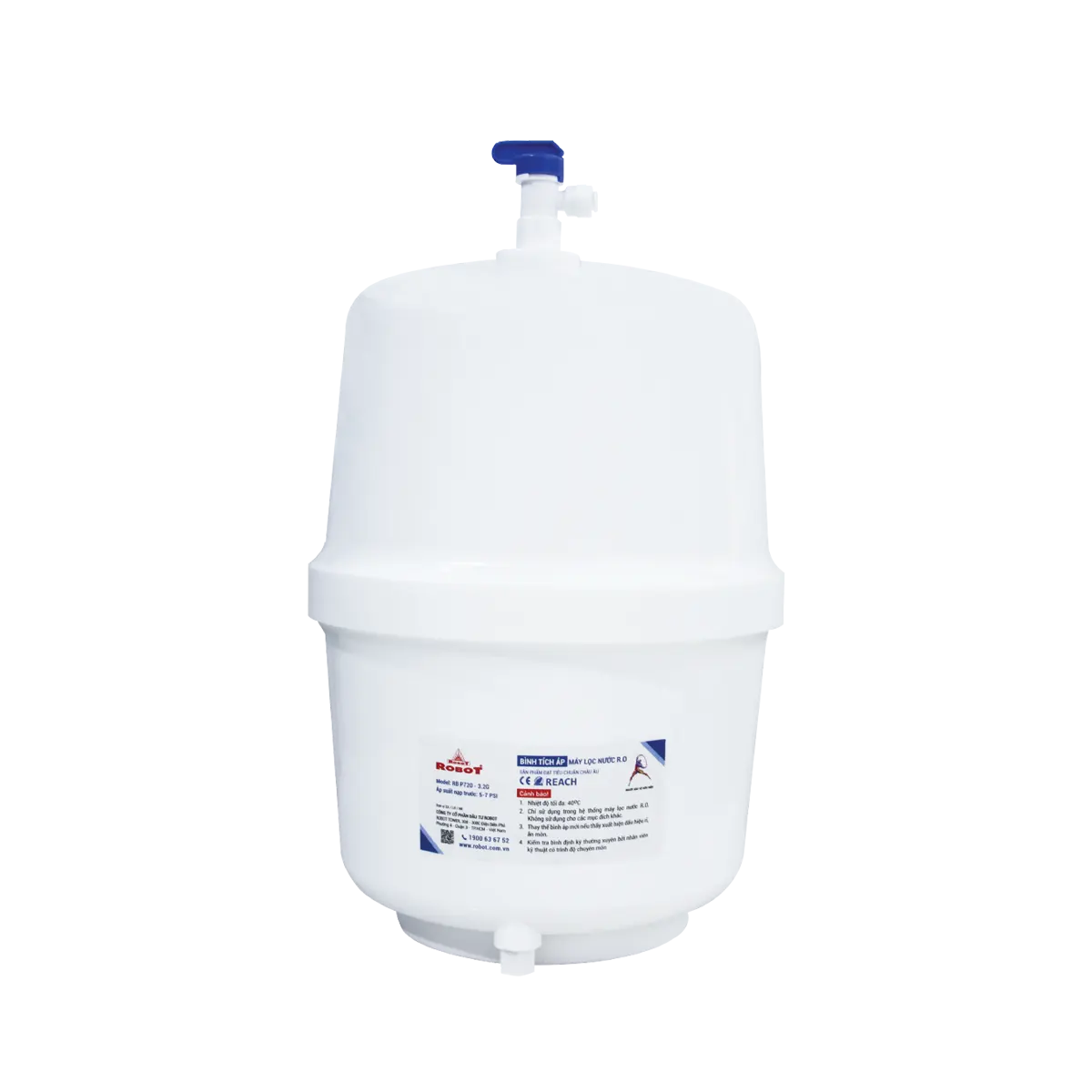 Bình Áp nhựa 3.2G - 12L Tiêu chuẩn Châu Âu