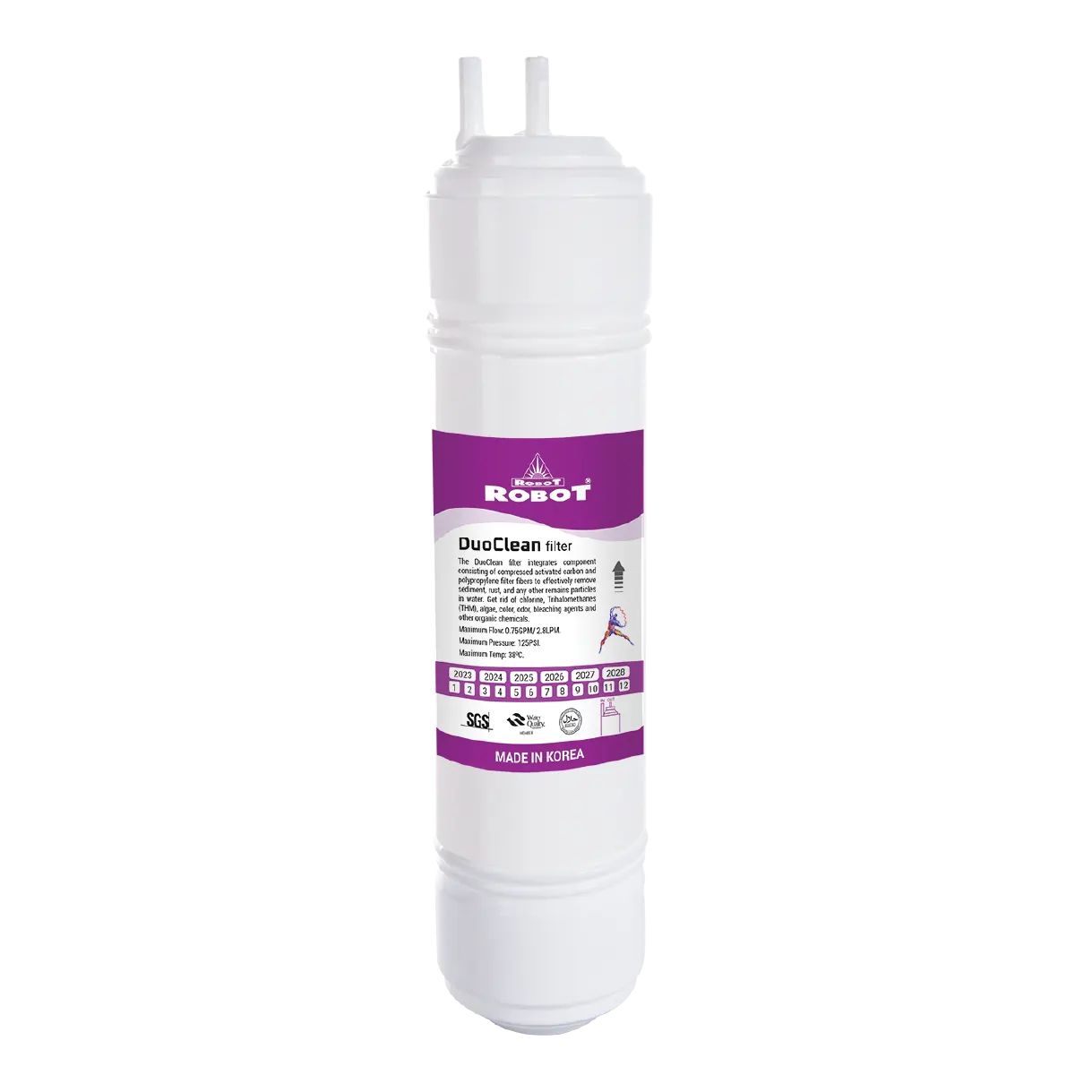 Lõi lọc DuoClean 10" (inch) - Đúc nguyên khối kín (Korea)