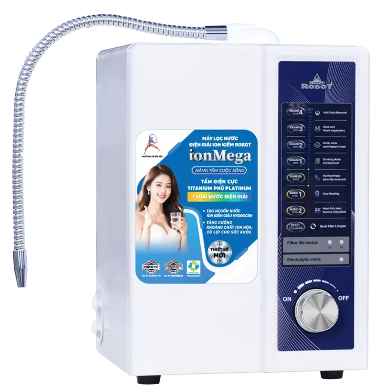 Máy lọc nước điện giải ion kiềm ROBOT ionMega 37